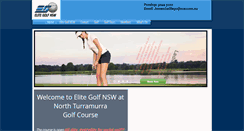Desktop Screenshot of elitegolfnsw.com.au