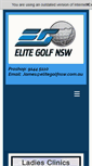 Mobile Screenshot of elitegolfnsw.com.au